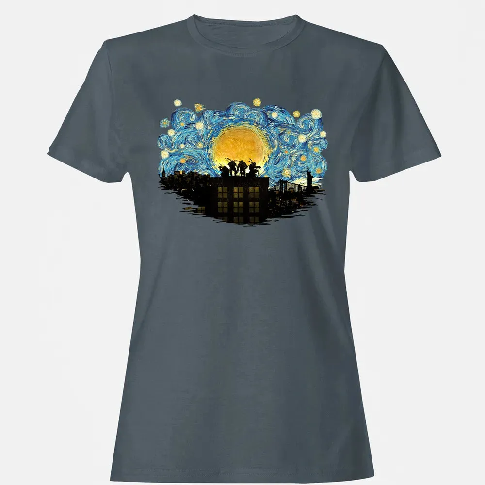TMNT Starry Night Women's T-shirt - 3