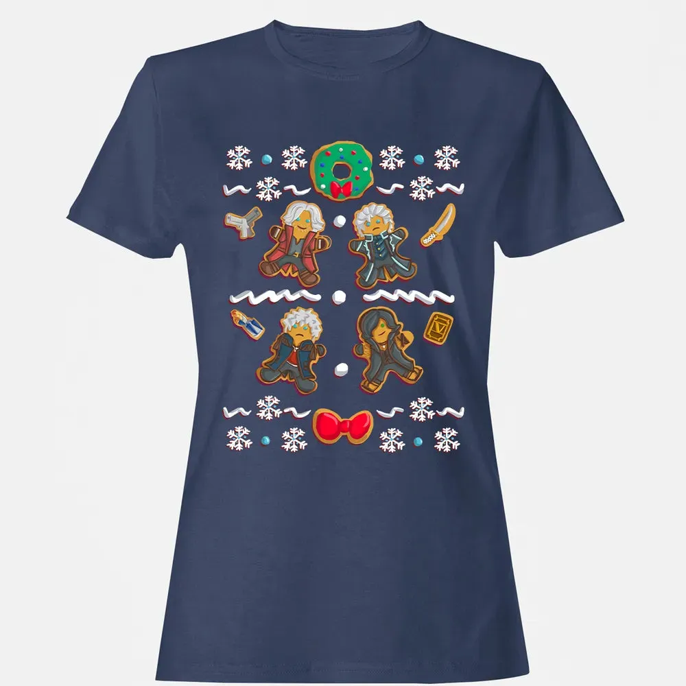 Devil May Cry Christmas Women's T-shirt - 10