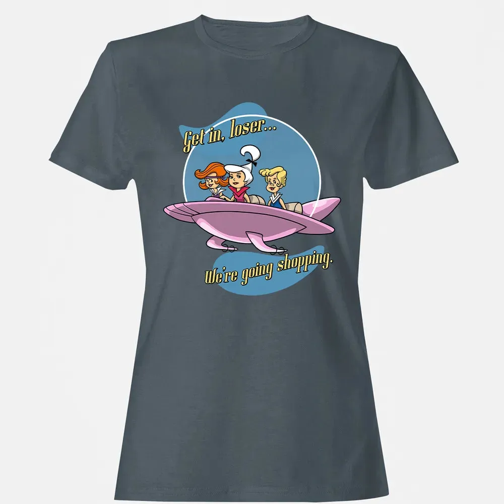 Going Shopping In Jet Women's T-shirt - 3
