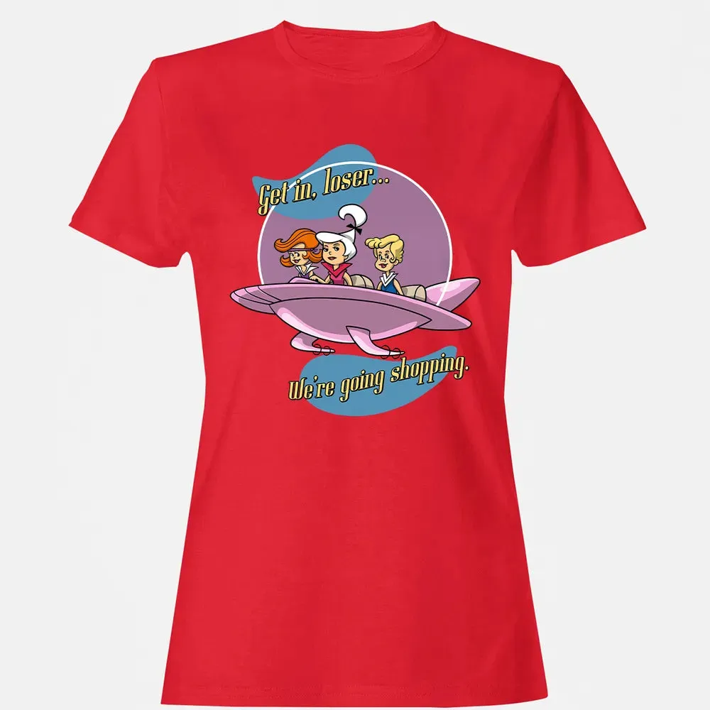 Going Shopping In Jet Women's T-shirt - 13