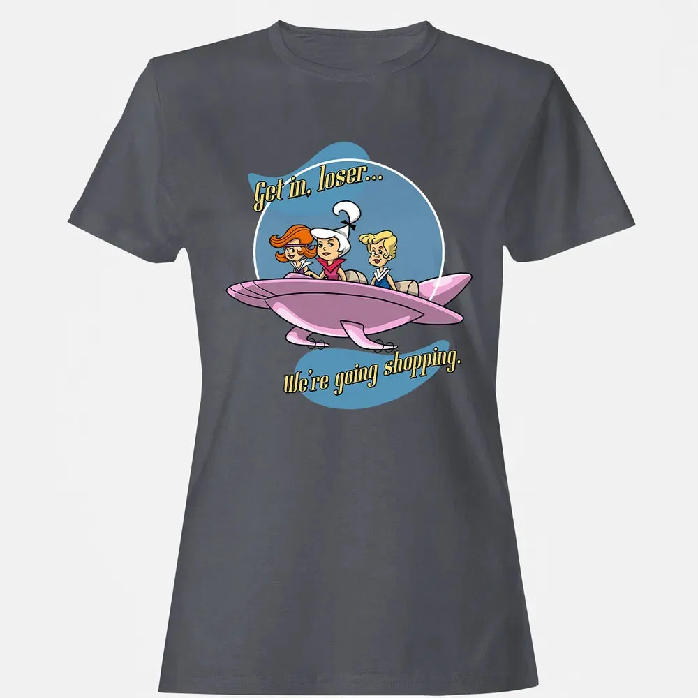 Going Shopping In Jet Women's T-shirt - 5