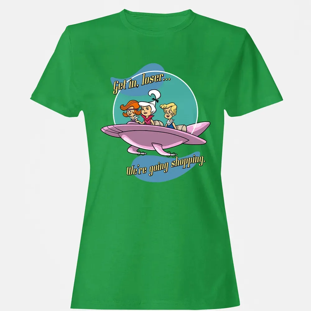 Going Shopping In Jet Women's T-shirt - 7