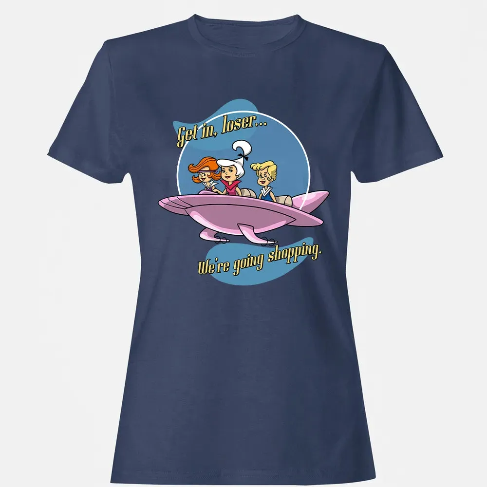 Going Shopping In Jet Women's T-shirt - 10