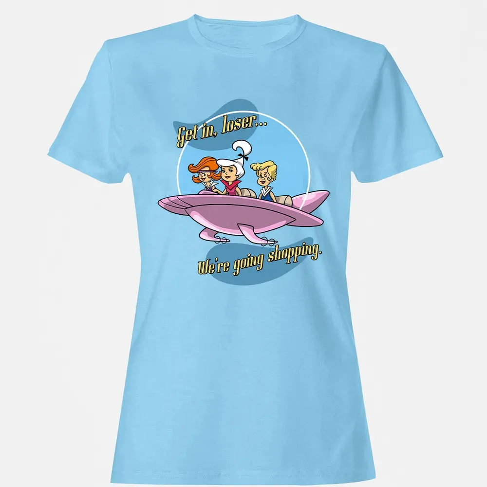 Going Shopping In Jet Women's T-shirt - 8