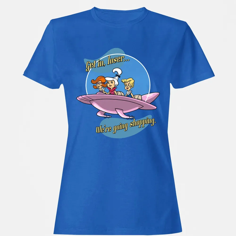 Going Shopping In Jet Women's T-shirt - 14
