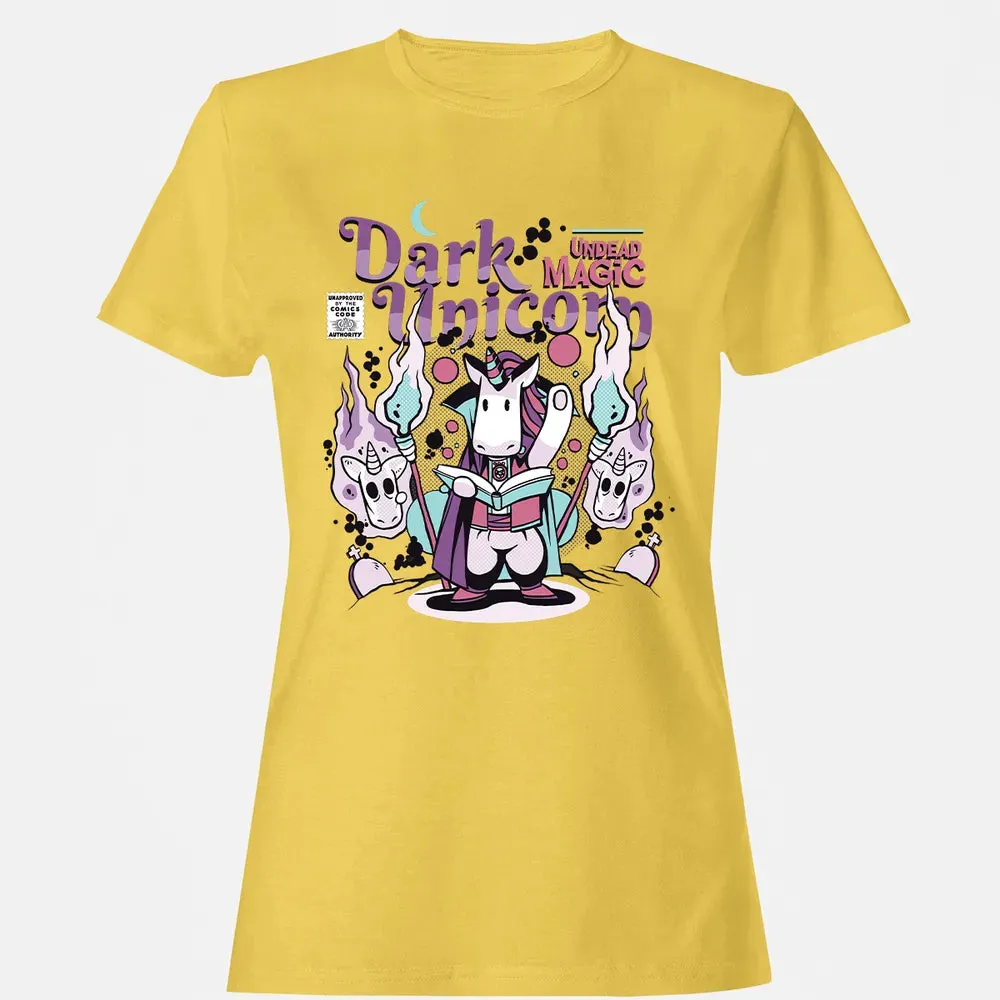 Dark Unicorn Undead Magic Women's T-shirt - 4