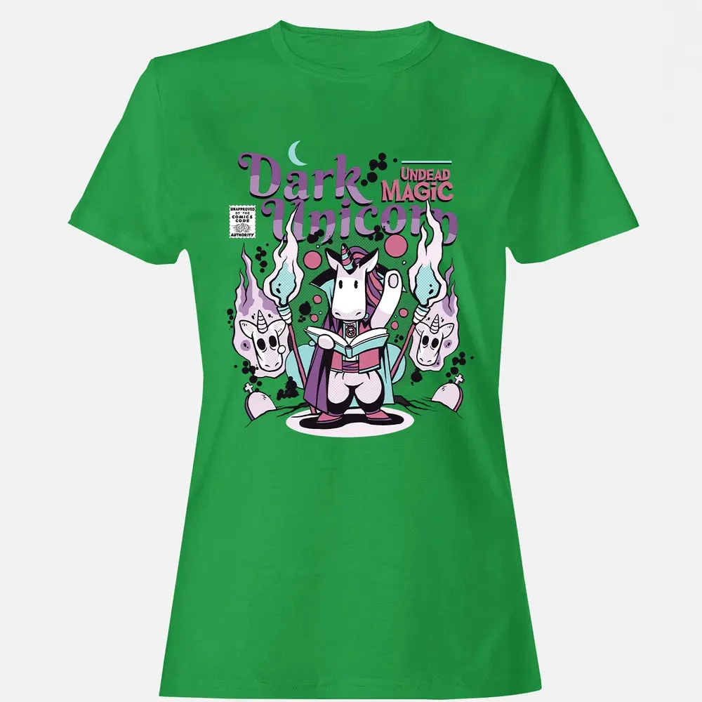 Dark Unicorn Undead Magic Women's T-shirt - 7