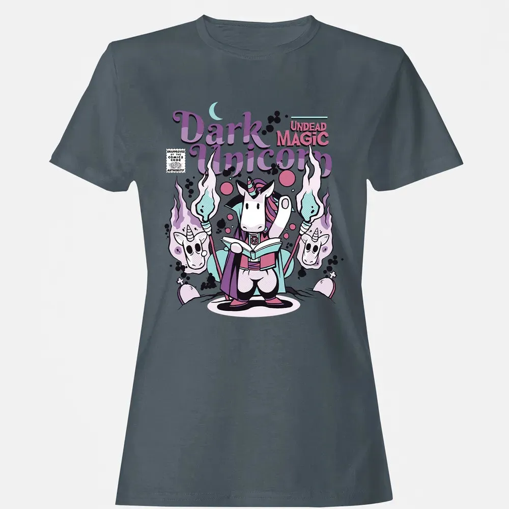 Dark Unicorn Undead Magic Women's T-shirt - 3