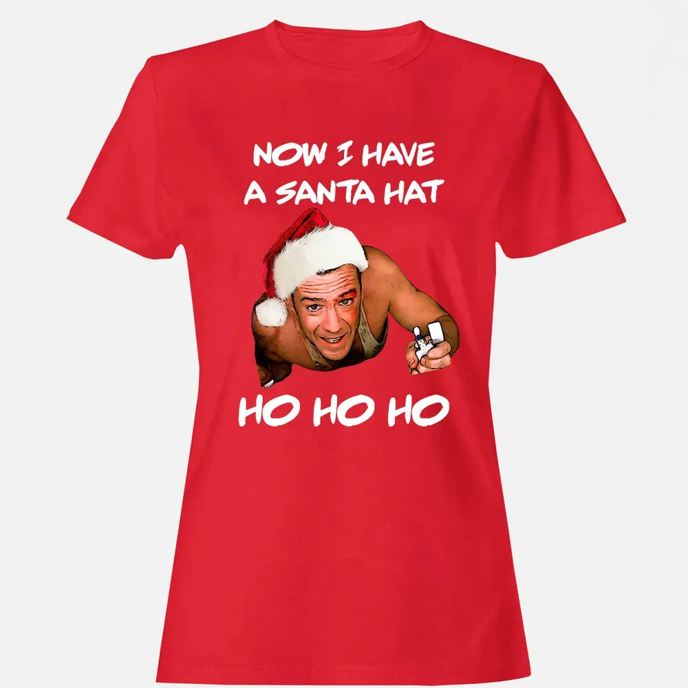 Now I Have A Santa Hat Ho-Ho-Ho Women's T-shirt - 13