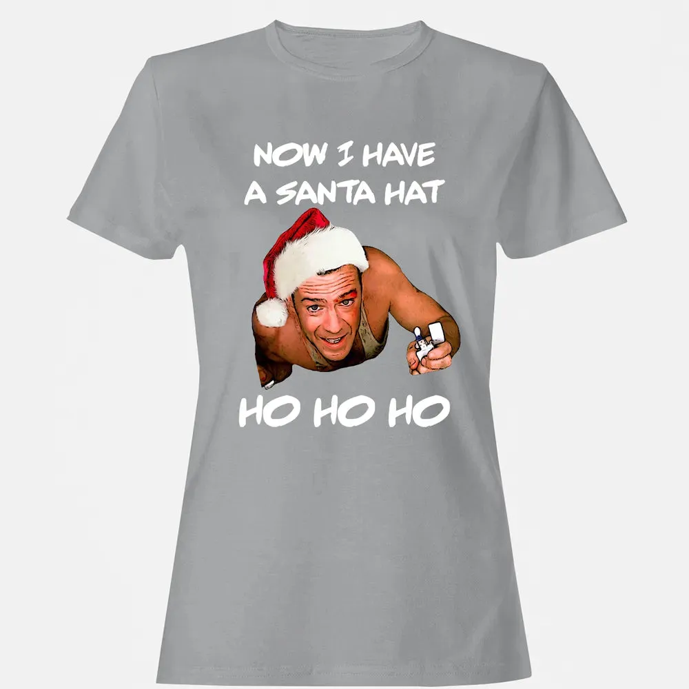 Now I Have A Santa Hat Ho-Ho-Ho Women's T-shirt - 15