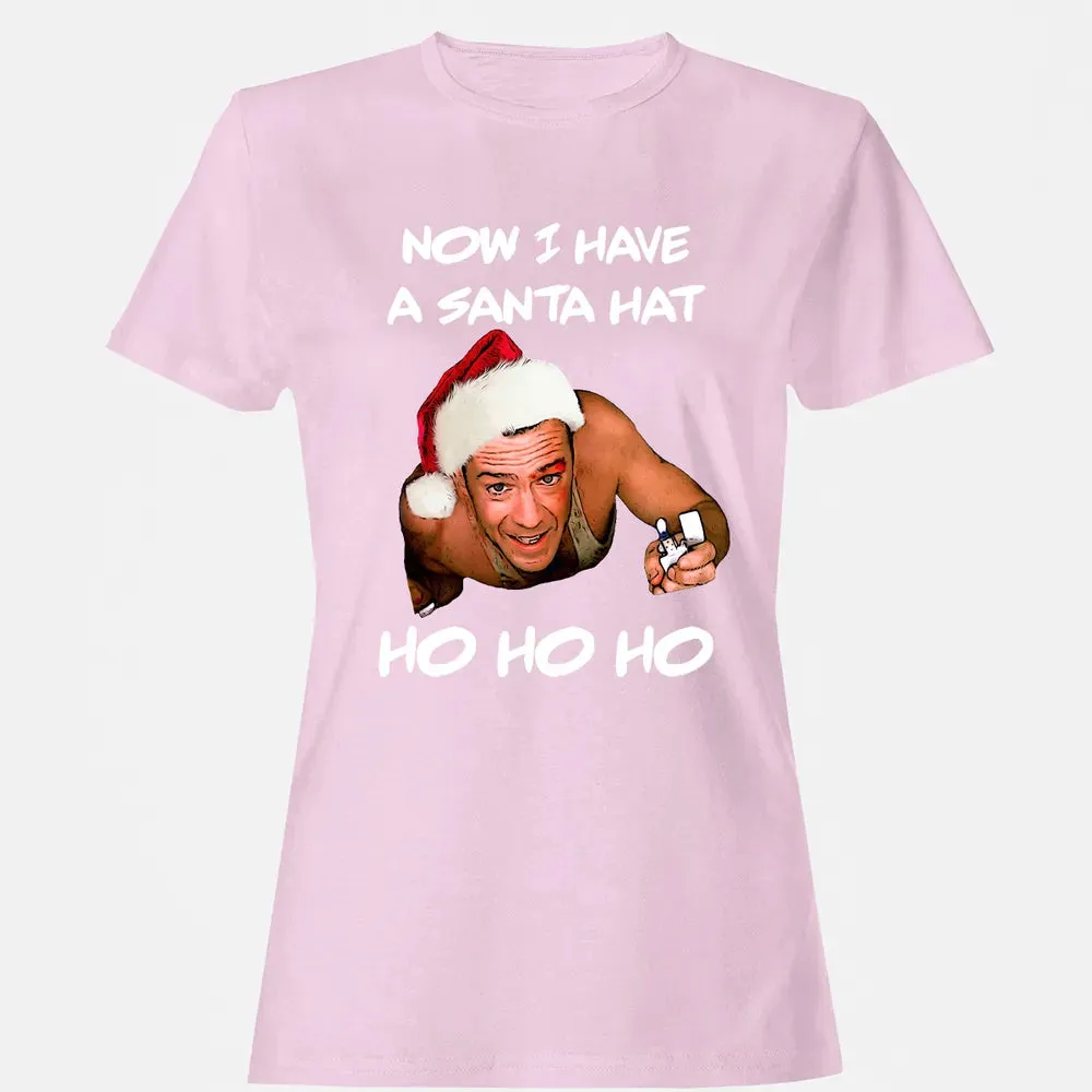 Now I Have A Santa Hat Ho-Ho-Ho Women's T-shirt - 9