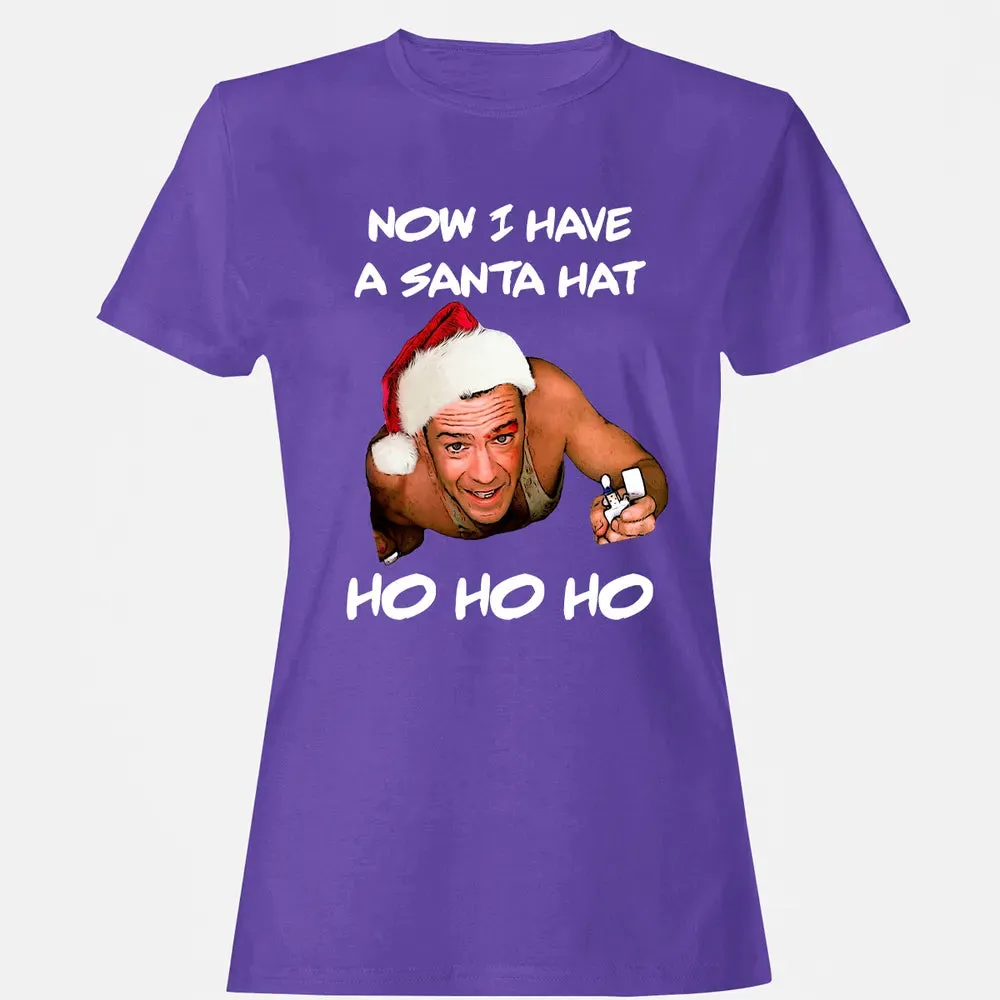 Now I Have A Santa Hat Ho-Ho-Ho Women's T-shirt - 12