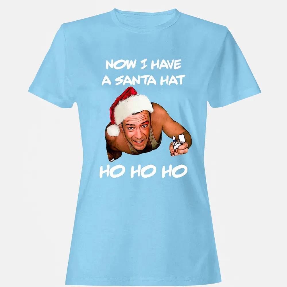 Now I Have A Santa Hat Ho-Ho-Ho Women's T-shirt - 8