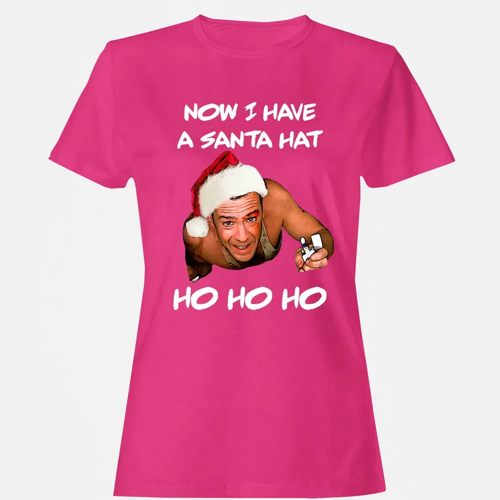 Now I Have A Santa Hat Ho-Ho-Ho Women's T-shirt - 6