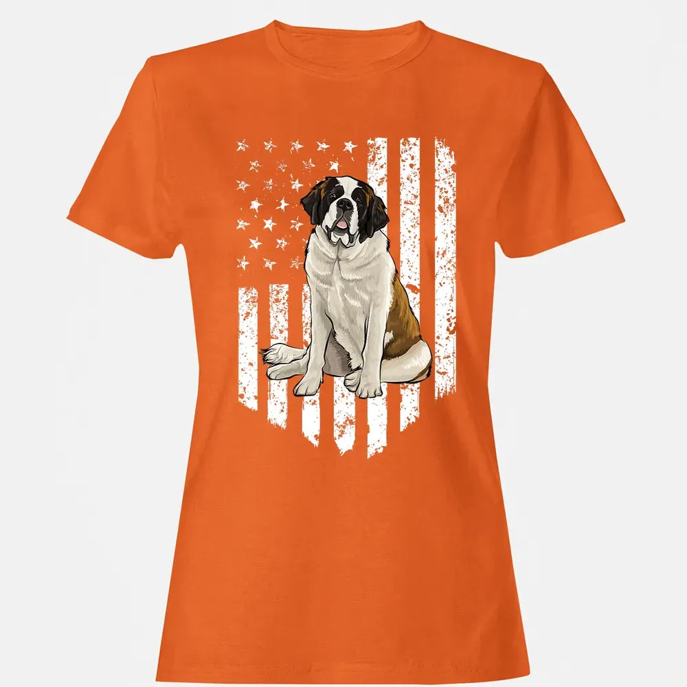 Black White American Flag St.png Women's T-shirt - 11