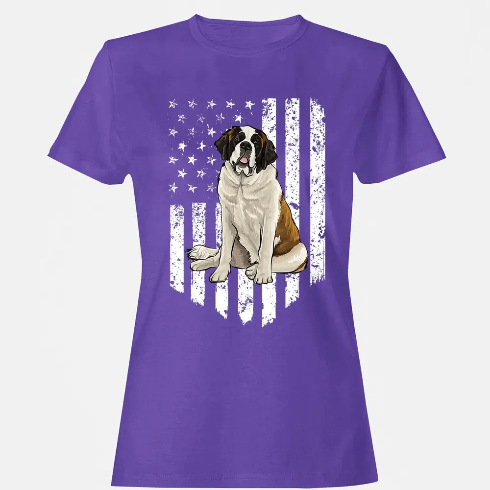 Black White American Flag St.png Women's T-shirt - 12