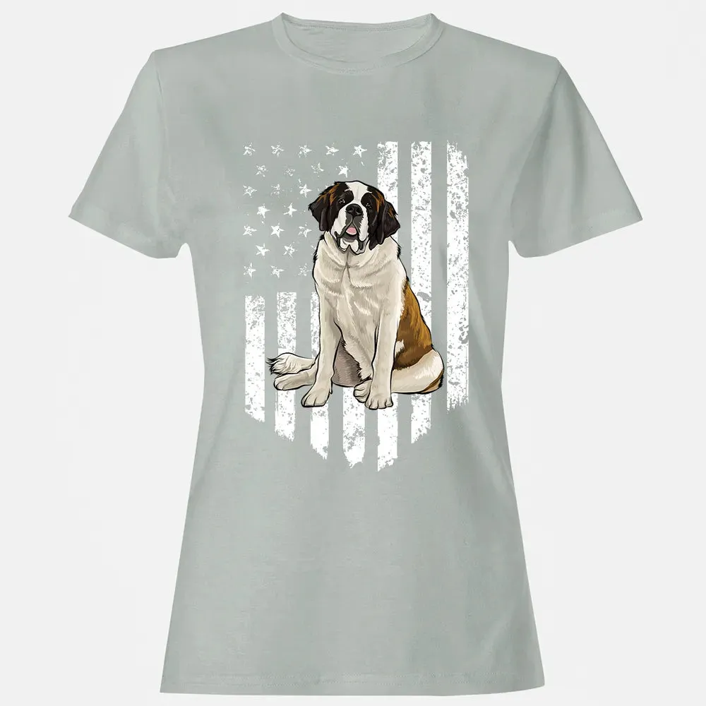 Black White American Flag St.png Women's T-shirt - 2