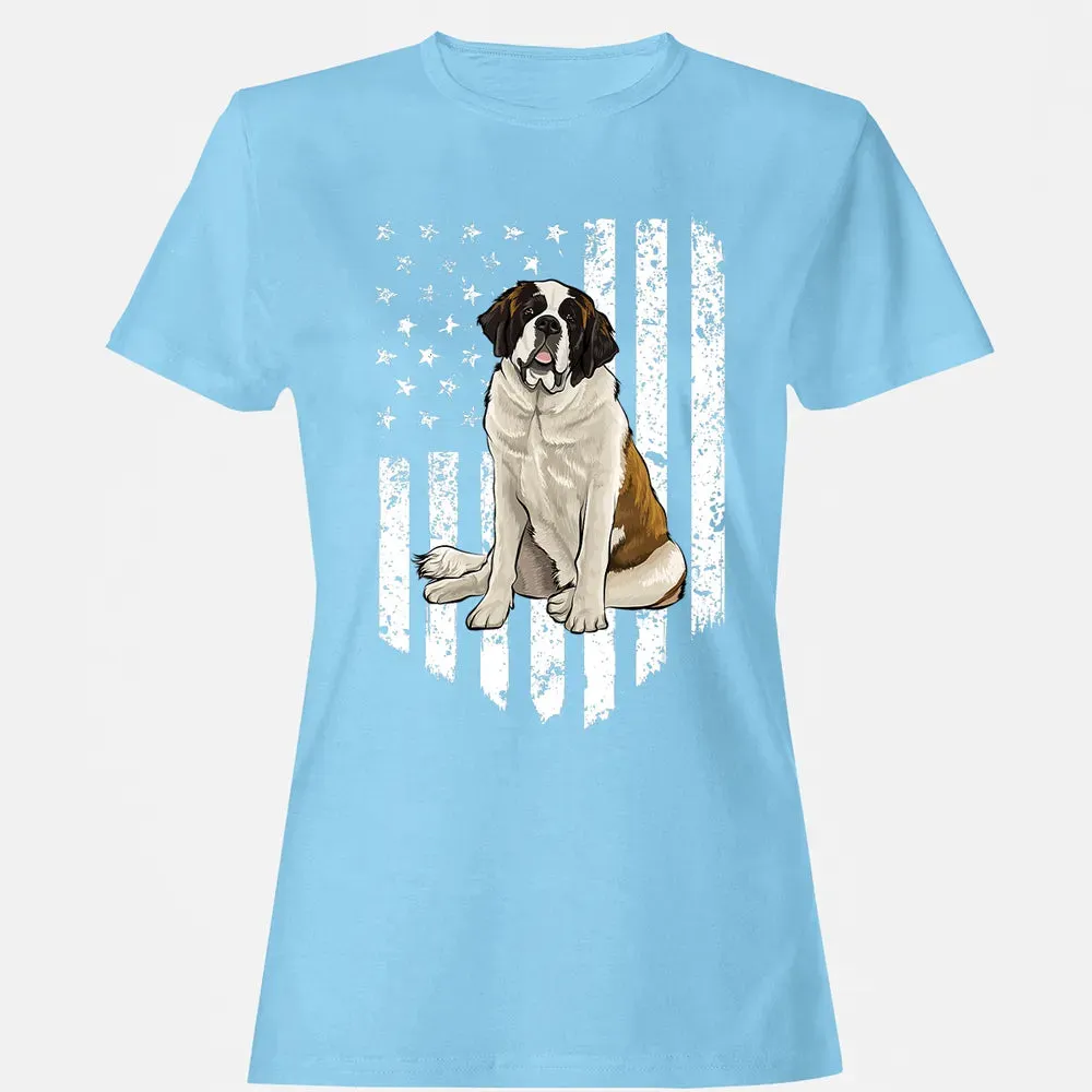 Black White American Flag St.png Women's T-shirt - 8