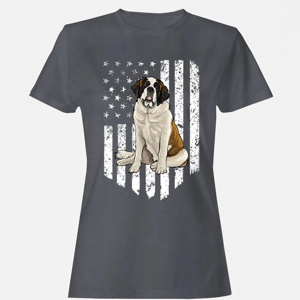 Black White American Flag St.png Women's T-shirt - 5