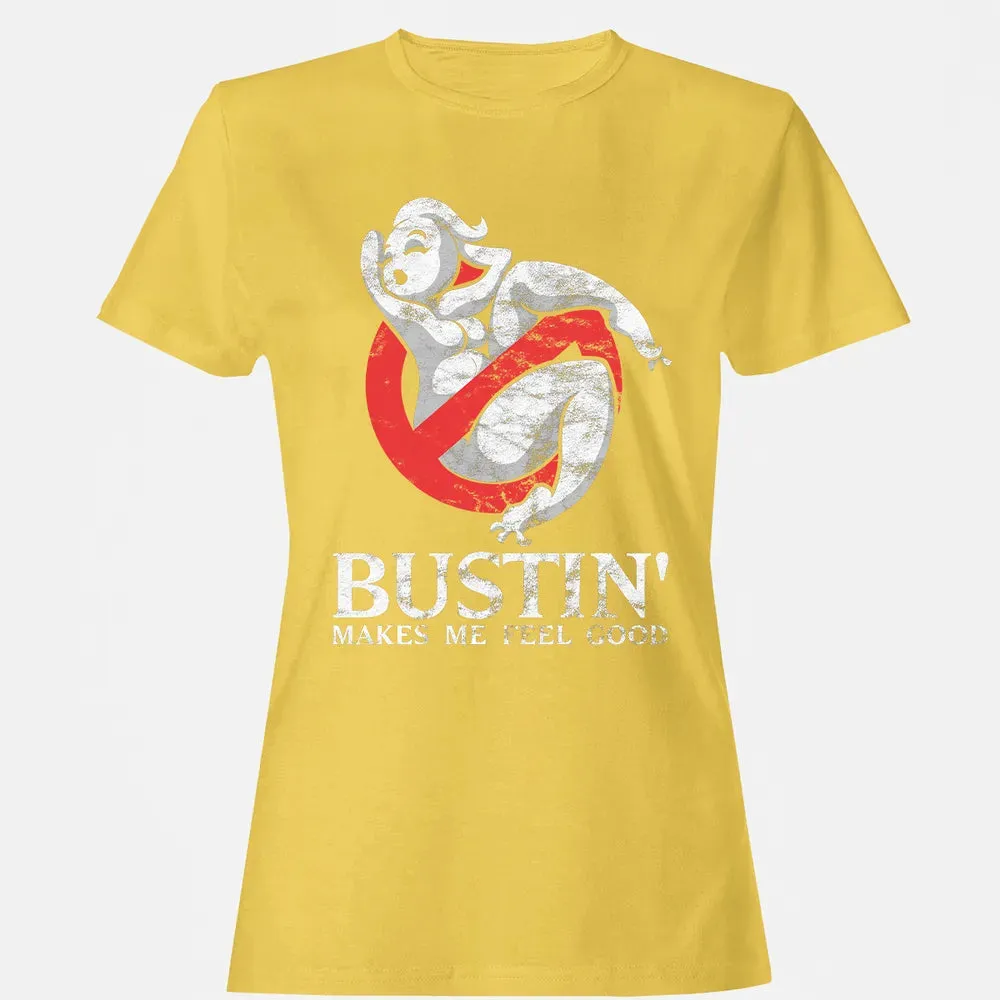 Busting Makes Me Feel Good Women's T-shirt - 4