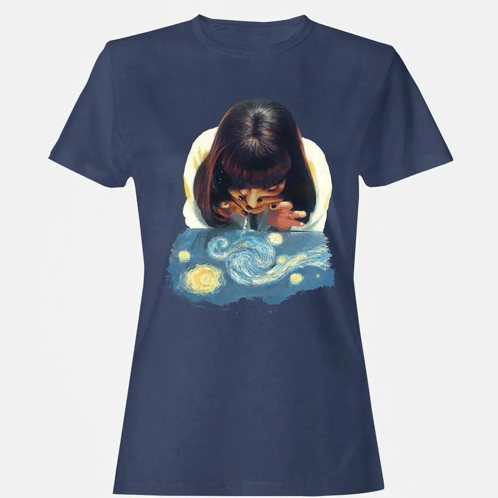 Mia Wallace Starry Night Women's T-shirt - 10