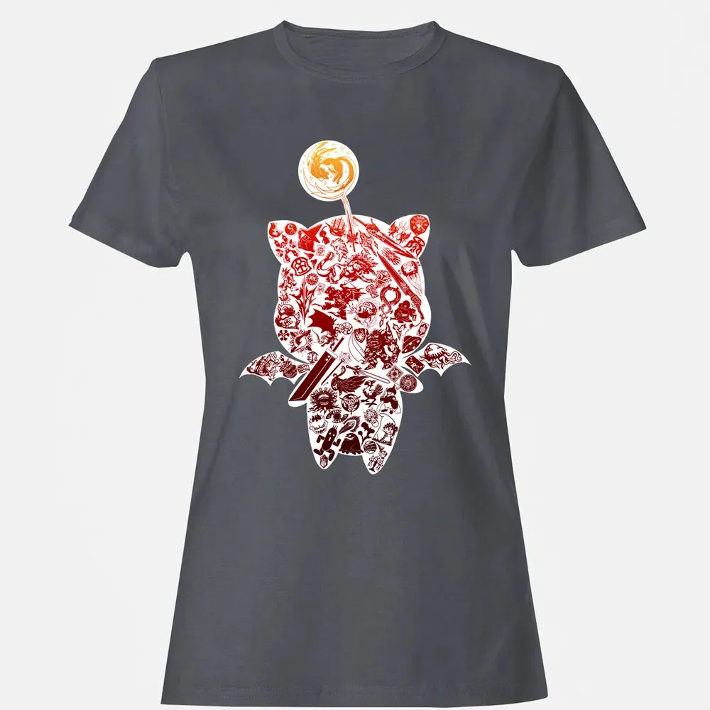 Fantasy Moogle verse Red Women's T-shirt - 5