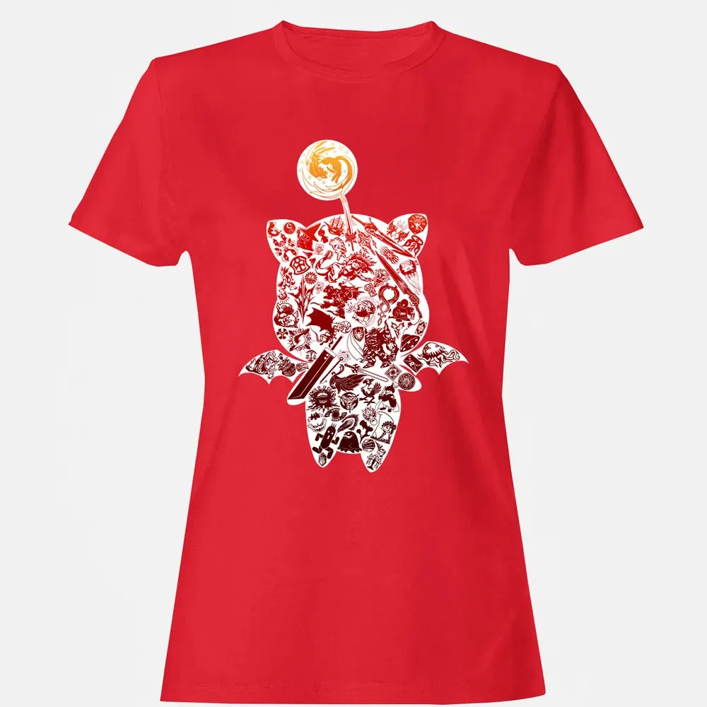 Fantasy Moogle verse Red Women's T-shirt - 13