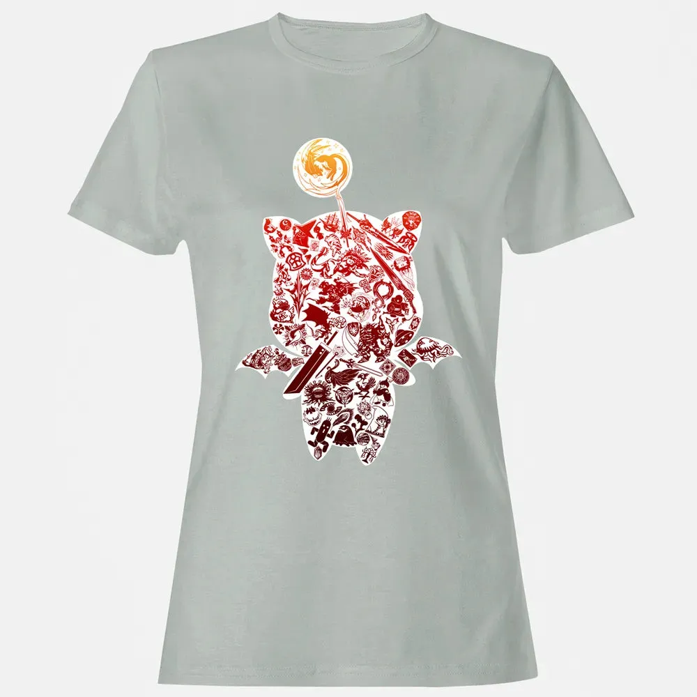 Fantasy Moogle verse Red Women's T-shirt - 2
