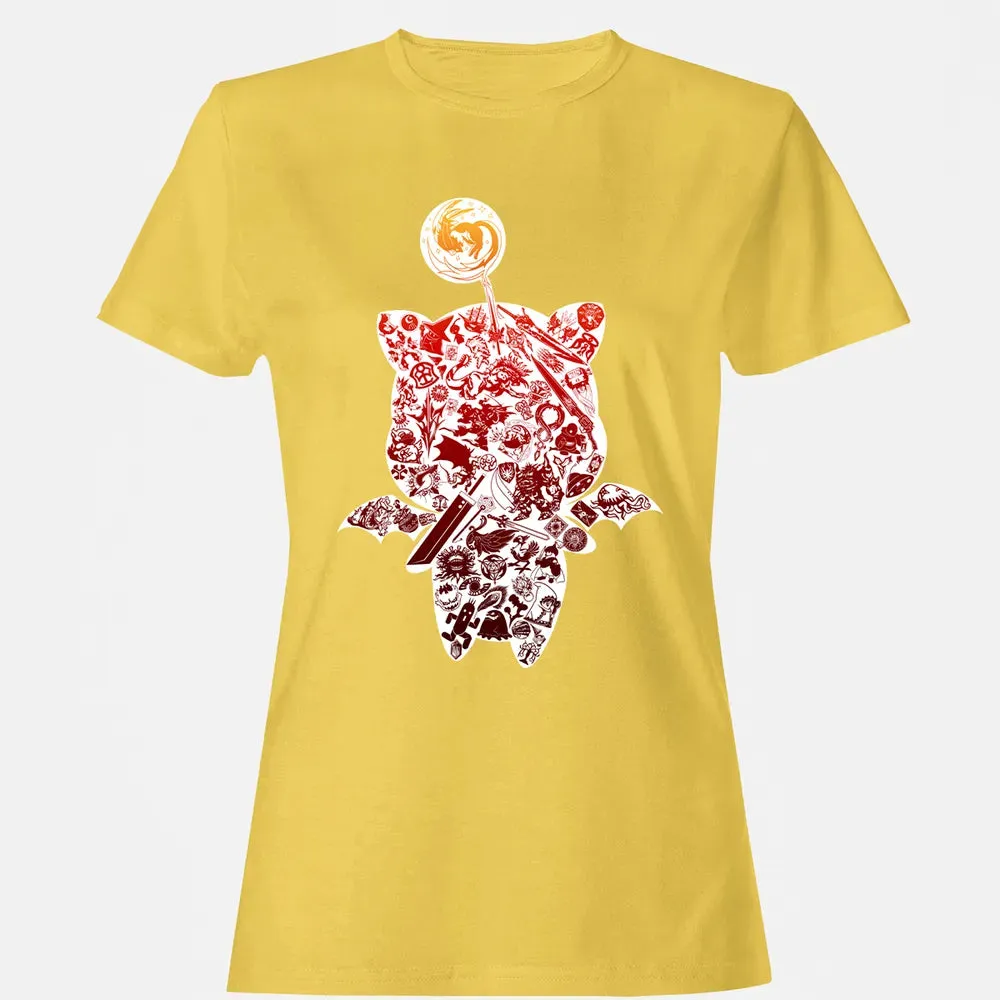Fantasy Moogle verse Red Women's T-shirt - 4