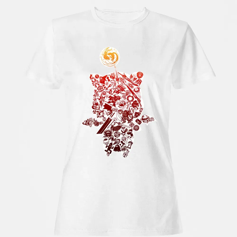 Fantasy Moogle verse Red Women's T-shirt - 16