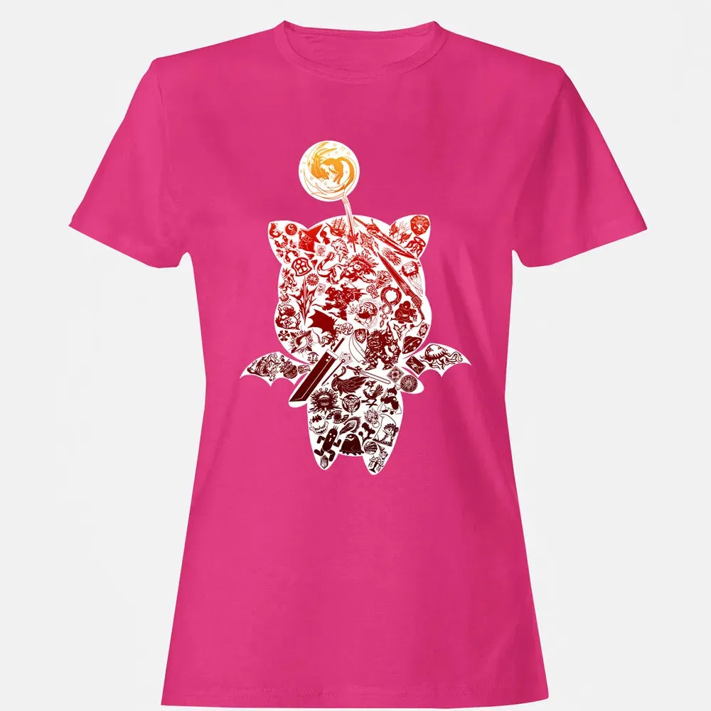 Fantasy Moogle verse Red Women's T-shirt - 6