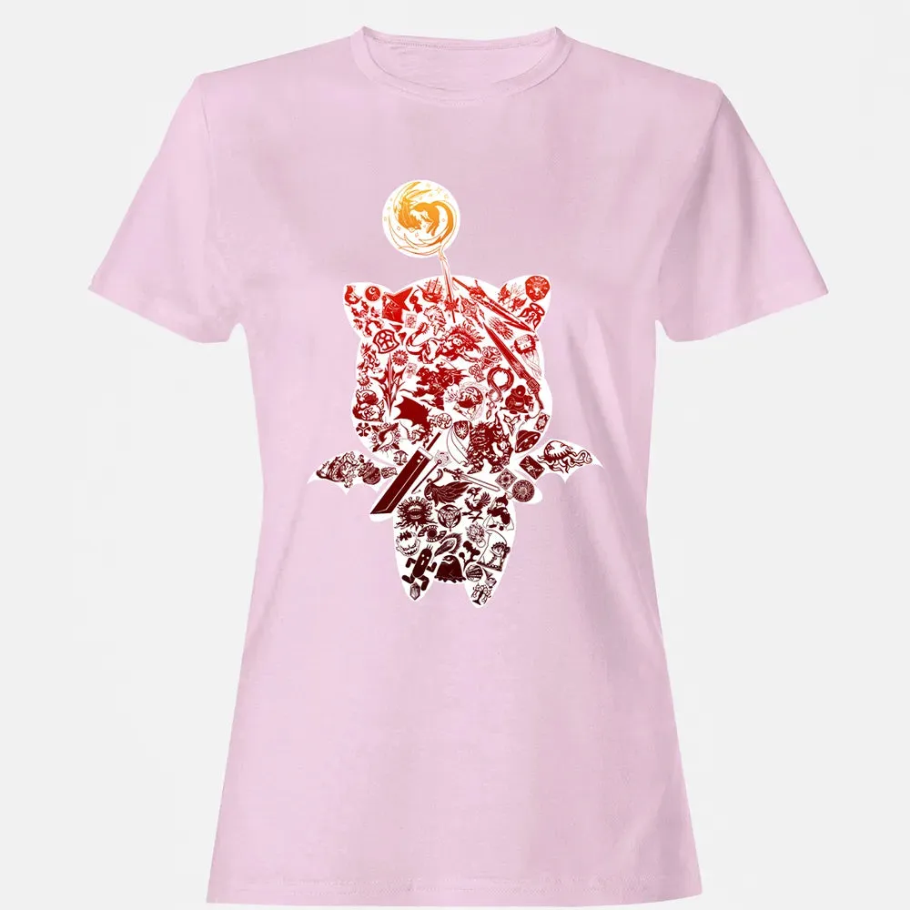 Fantasy Moogle verse Red Women's T-shirt - 9