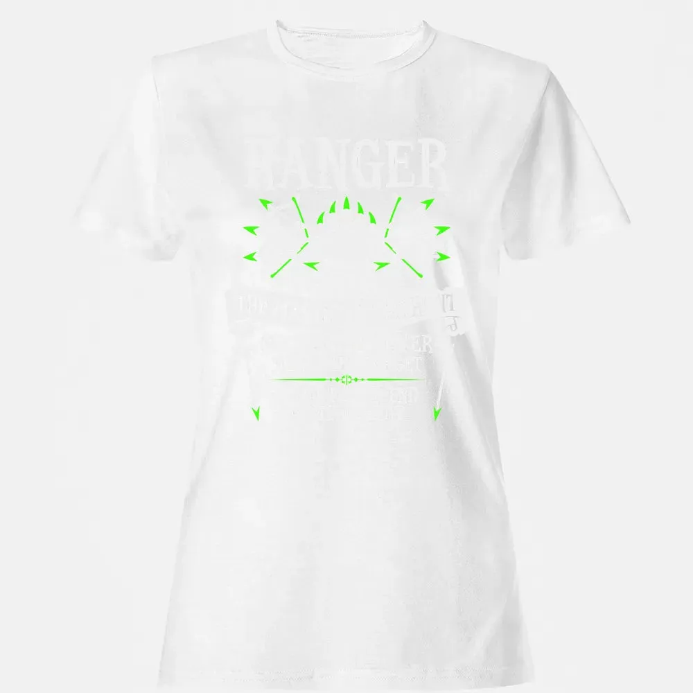 RANGER, The Master of the Hunt (White Text) Women's T-shirt - 16