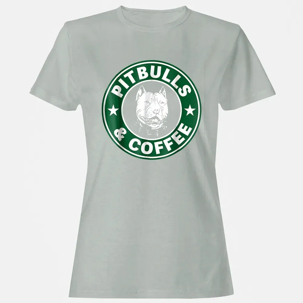 Pitbull and Coffee Women's T-shirt - 2