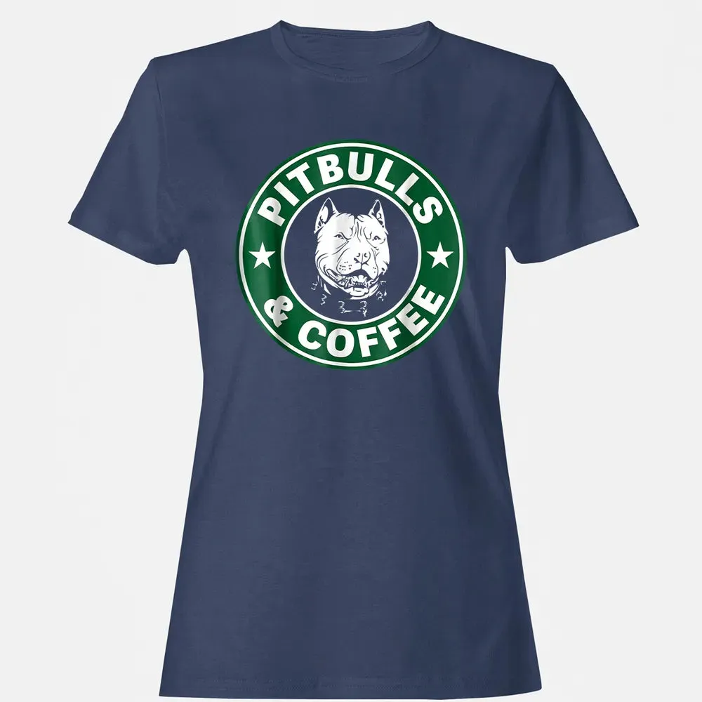 Pitbull and Coffee Women's T-shirt - 10
