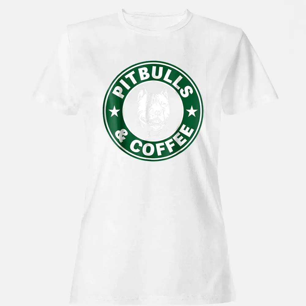 Pitbull and Coffee Women's T-shirt - 16