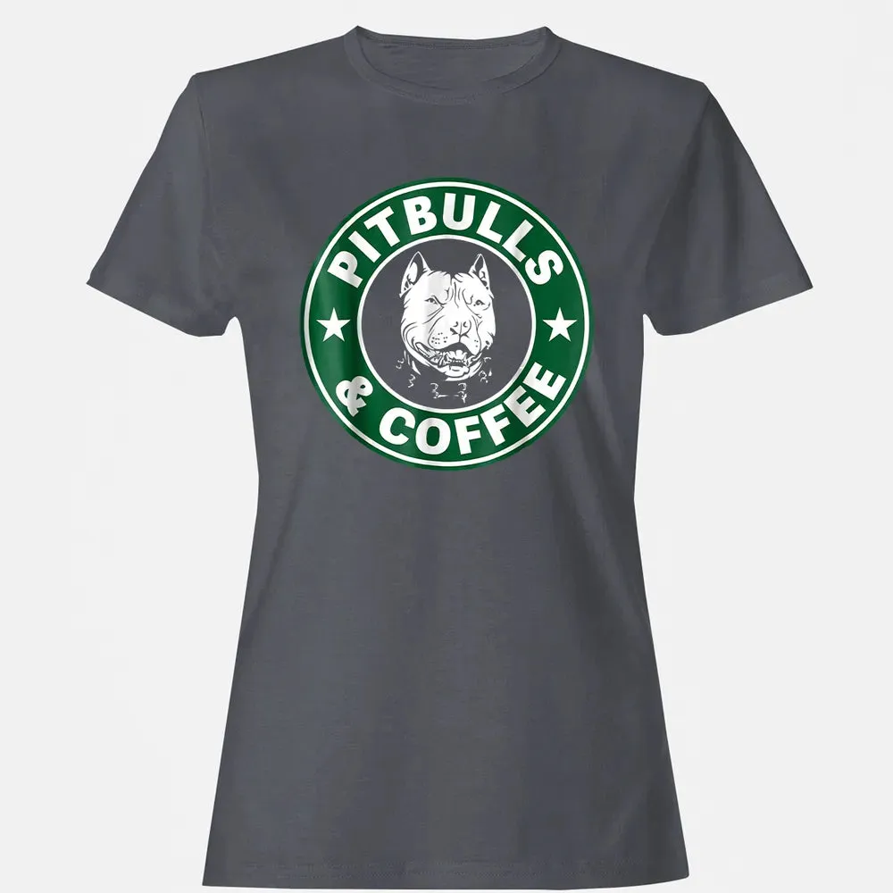Pitbull and Coffee Women's T-shirt - 5