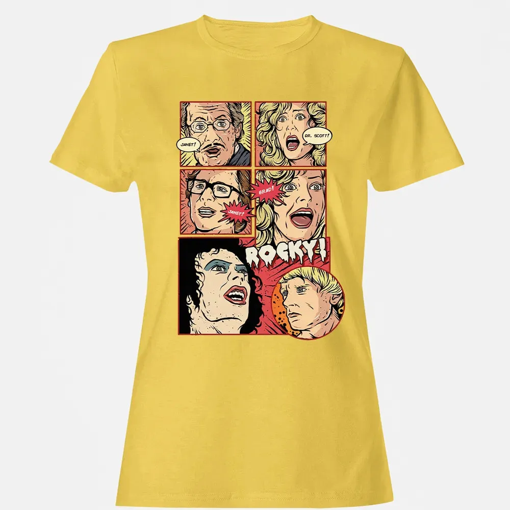 Janet. Scott. Brad. Rocky Women's T-shirt - 4