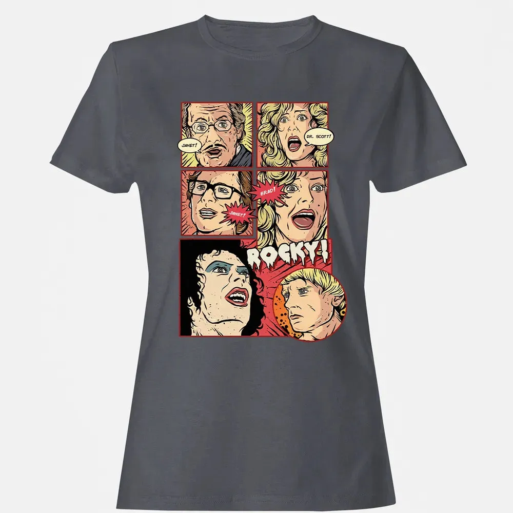 Janet. Scott. Brad. Rocky Women's T-shirt - 5
