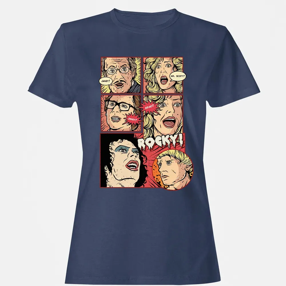 Janet. Scott. Brad. Rocky Women's T-shirt - 10