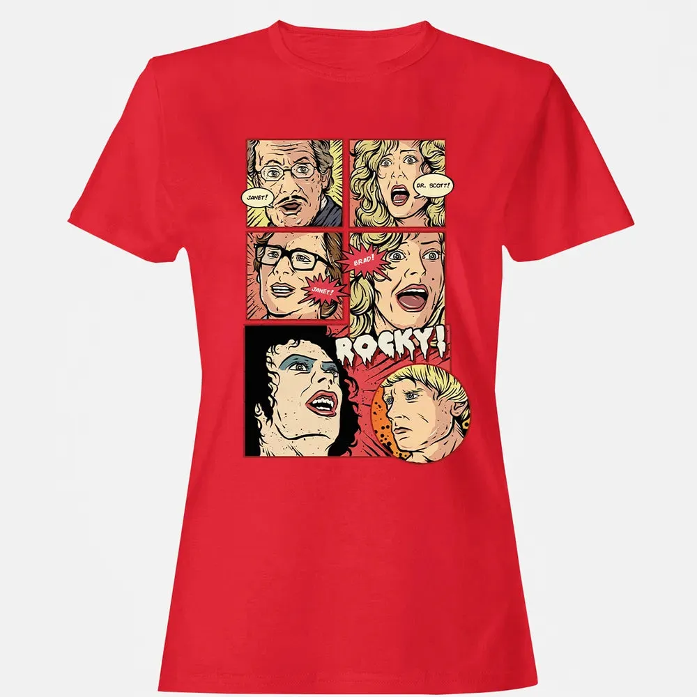Janet. Scott. Brad. Rocky Women's T-shirt - 13