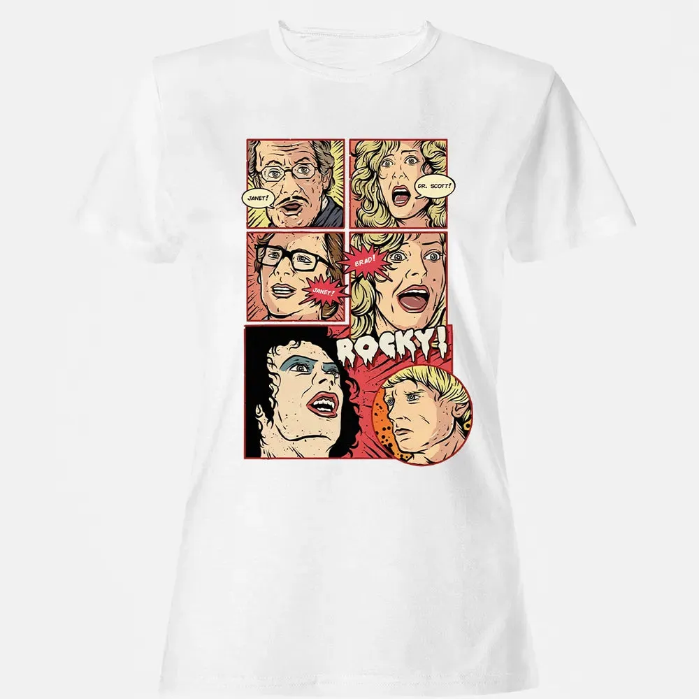 Janet. Scott. Brad. Rocky Women's T-shirt - 16