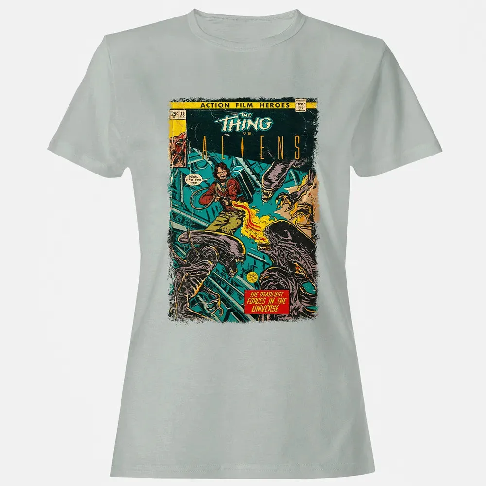 The Thing vs Aliens Women's T-shirt - 2