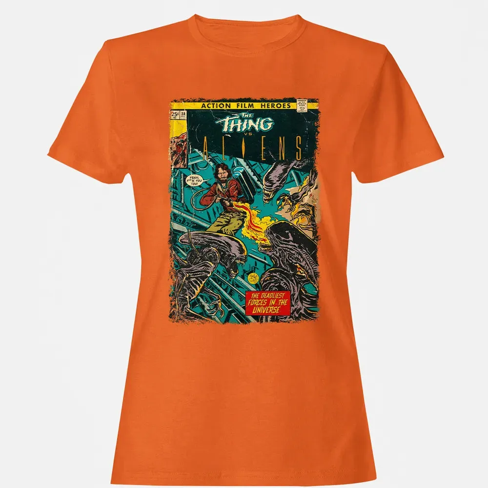 The Thing vs Aliens Women's T-shirt - 11
