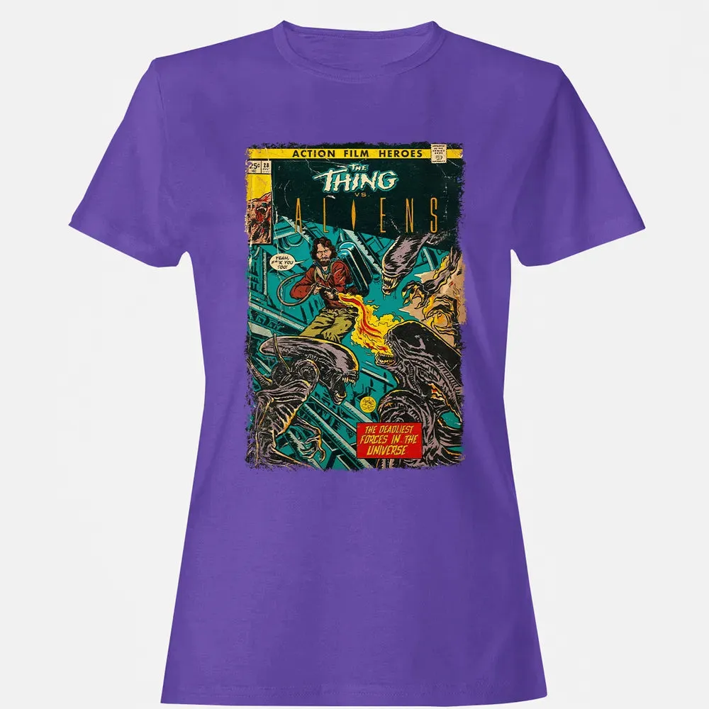 The Thing vs Aliens Women's T-shirt - 12