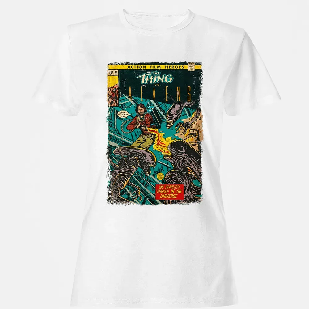 The Thing vs Aliens Women's T-shirt - 16