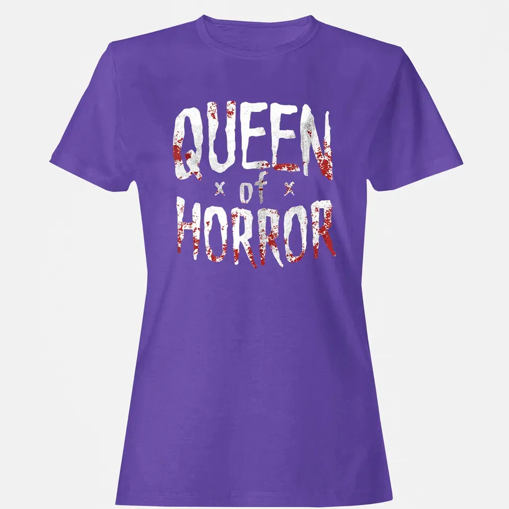 Funny Horror Movie Fan    Halloween Horror Queen Gift Women's T-shirt - 12