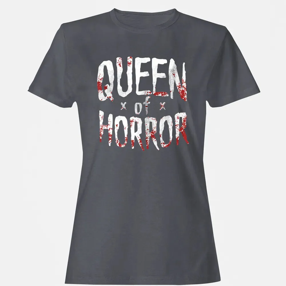 Funny Horror Movie Fan    Halloween Horror Queen Gift Women's T-shirt - 5