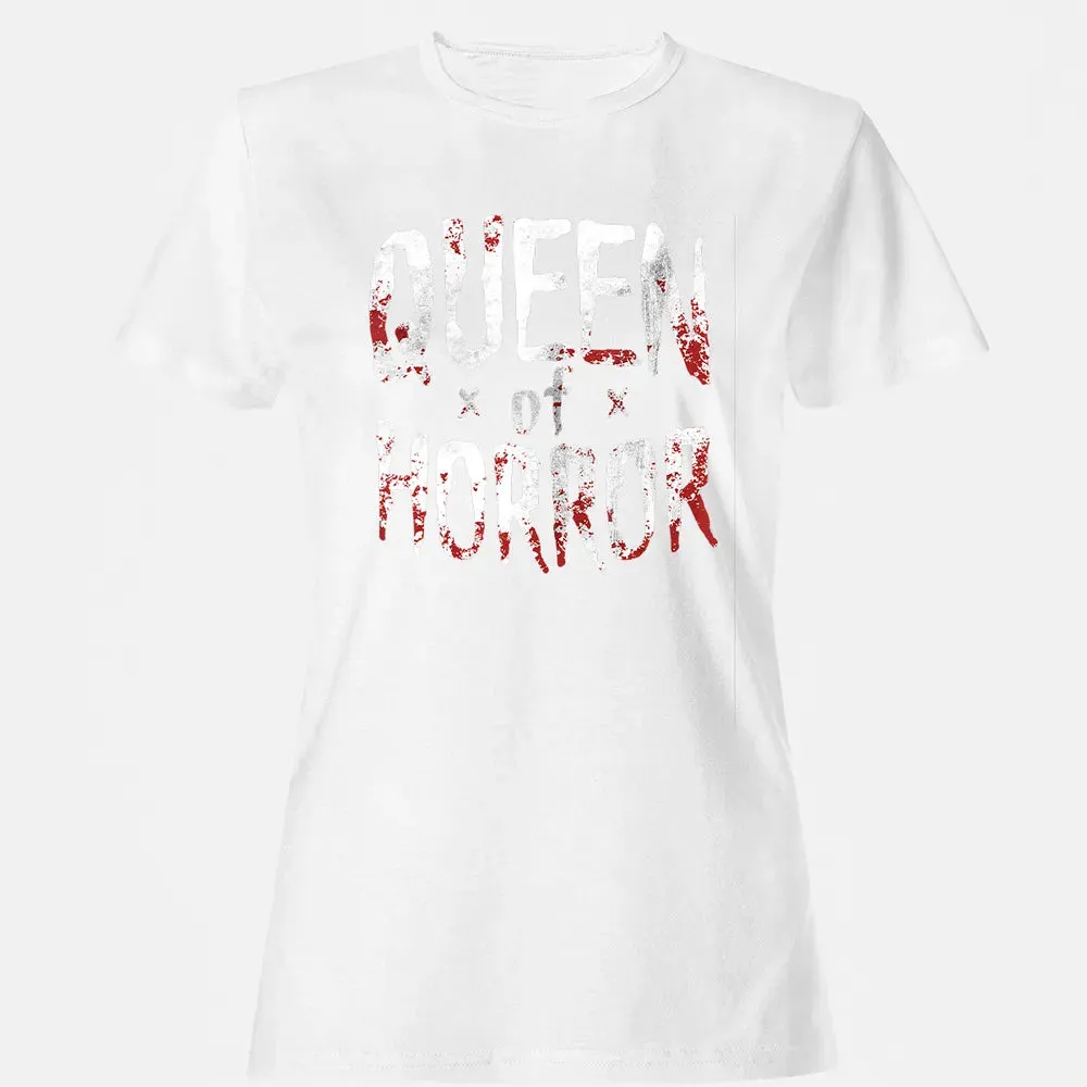 Funny Horror Movie Fan    Halloween Horror Queen Gift Women's T-shirt - 16