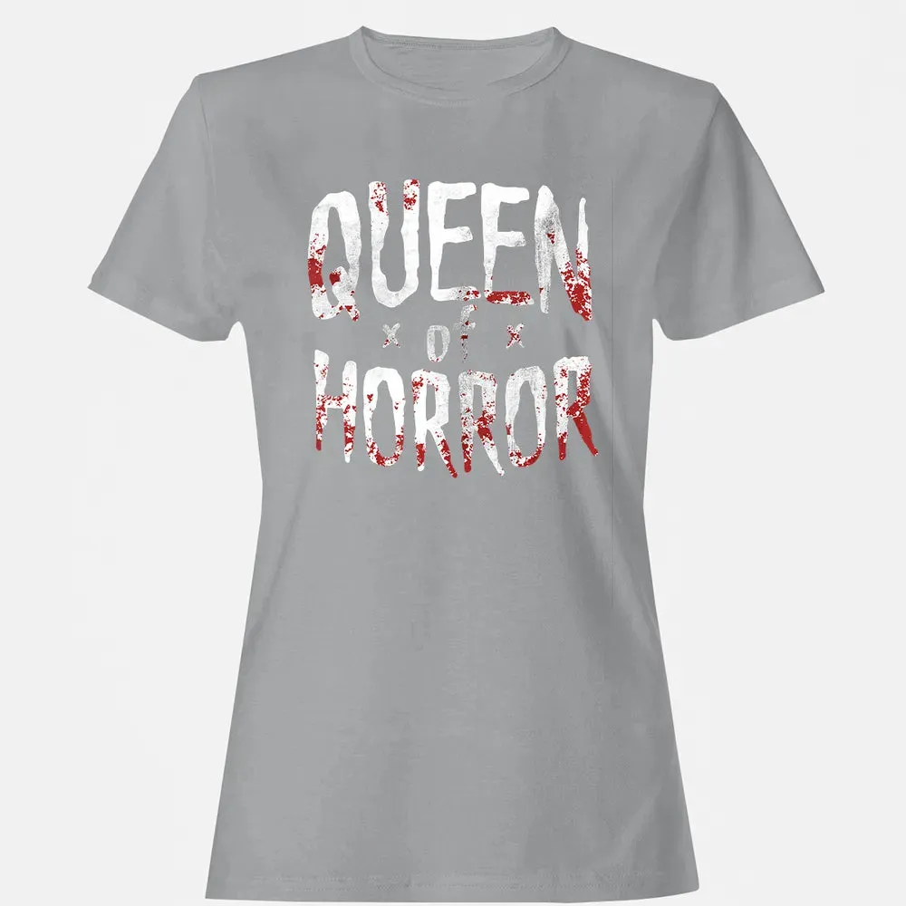 Funny Horror Movie Fan    Halloween Horror Queen Gift Women's T-shirt - 15